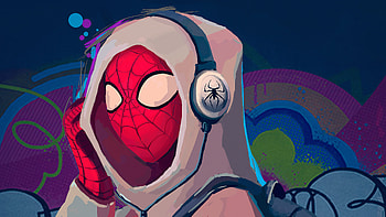 Spiderman Music , spiderman, superheroes, artwork, digital-art, art, behance HD wallpaper