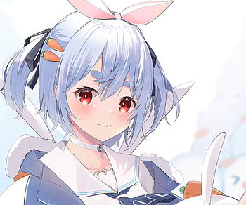 Usada Pekora, hololive, Usada Pekora, Anime, Virtual Youtuber HD wallpaper