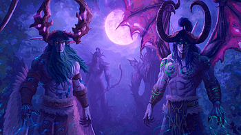 Malfurion and Illidan, Illidan HD wallpaper
