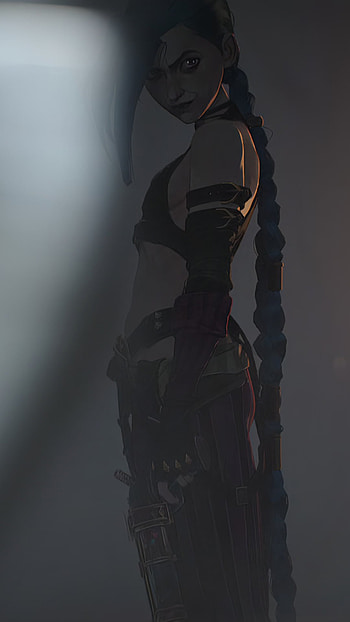 Jinx home , league of legends, lol, arcane HD phone wallpaper