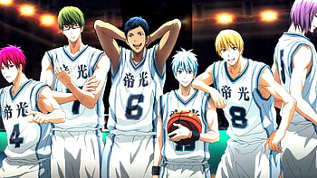Kuroko's Basketball, smile, sport, ball HD wallpaper