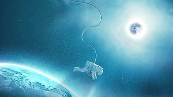 Astronaut Outside Planet , astronaut, artist, artwork, digital-art HD wallpaper