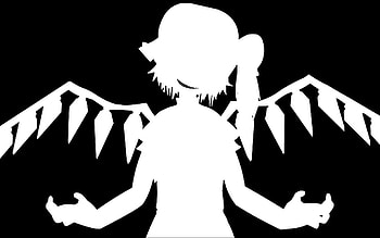 sillouette, wings, awesome, anime, cool HD wallpaper
