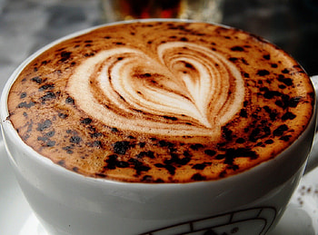 Good Morning-Coffee-Heart, coffee, godd, heart, morning HD wallpaper