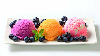Delightful ice cream, High-definition visuals, Yummy treat, PC-friendly background HD wallpaper