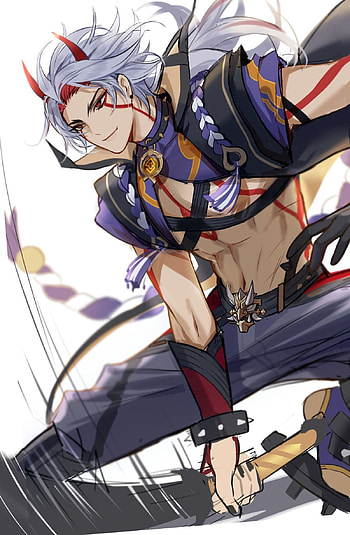 IttoArataki 4, genshin, itto arataki, genshin impact HD phone wallpaper