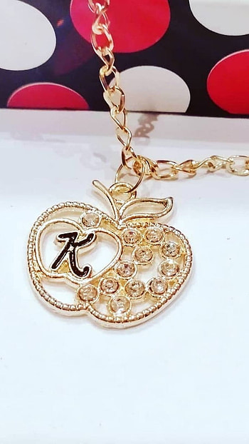 K Letter, Locket, apple HD phone wallpaper