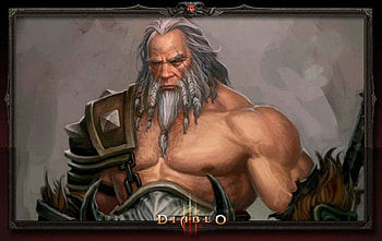 Diablo 3 Barbarian, barbarian, diablo, flood, diablo 3 HD wallpaper