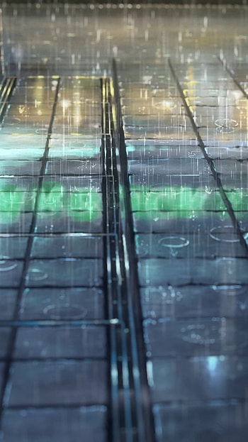 rain, puddle, raindrops, Your Name., Anime, Rain Anime HD phone wallpaper