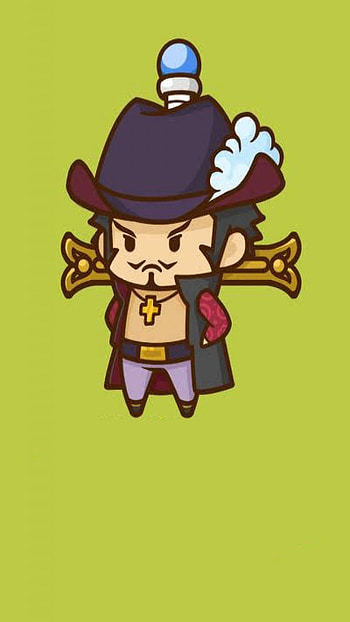 Mihawk cute, one piece HD phone wallpaper