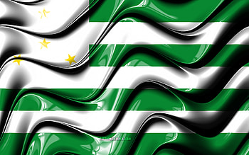 Caqueta Flag, , Departments of Colombia, South America, Day of Caqueta, Flag of Caqueta, 3D art, Caqueta, colombian departments, Caqueta 3D flag, Colombia HD wallpaper