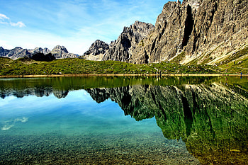 Nature, Mountains, Rocks, Lake, Reflection HD wallpaper