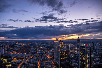 Cities, Building, View From Above, Night City HD wallpaper