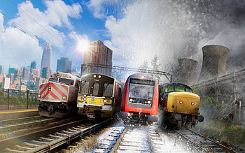 Train Sim World, , train simulator, 2020 games, poster, creative HD wallpaper