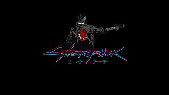 Cyberpunk 2077 Minimal Dark , cyberpunk-2077, games, ps-games, xbox-games, pc-games, dark, black, minimalism, minimalist HD wallpaper