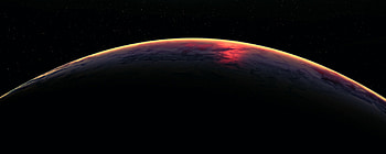 Arc, planet, dark, minimal , , Dual Wide, Wide 21:9, , Ultrawide Minimal HD wallpaper