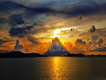Beautiful Sunset, clouds, beautiful, , sunset HD wallpaper