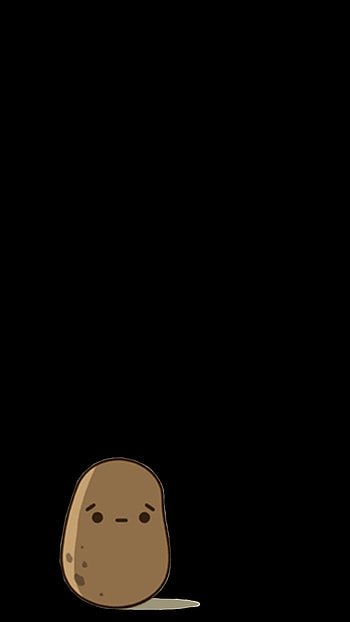 Lonely Potato, alone, midnight, astronomical_object, sad, lone, loner HD phone wallpaper