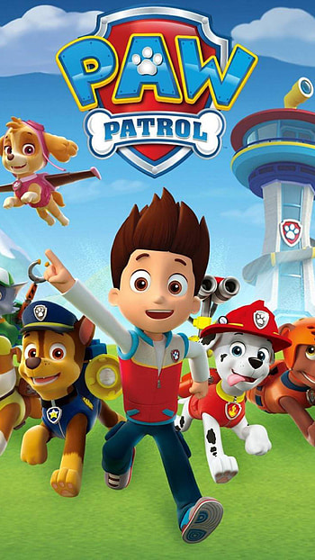 Paw Patrol backgrounds , Animated adventure, Canine heroes, Exciting missions HD phone wallpaper