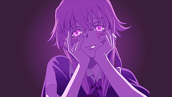 Gasai Yuno, Mirai Nikki, Yandere, Anime girls HD wallpaper