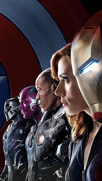 War Machine, Marvel movies, Captain America Civil War HD phone wallpaper