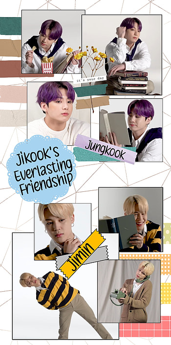 BTS - Jikook, Friendship, Jungkook, Jimin, DecoKit HD phone wallpaper