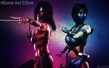 ... Mortal Kombat X Mileena and Kitana by FireFox4X HD wallpaper