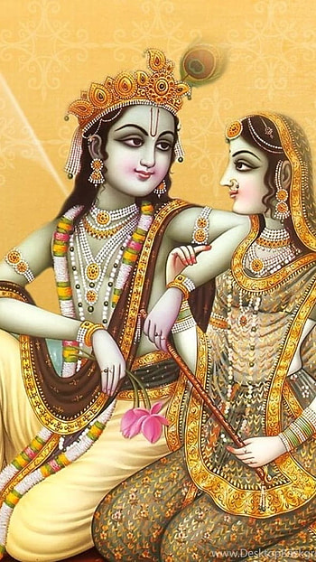 Radha Krishna , Beautiful Painting HD phone wallpaper