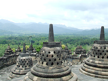 Best historical places, Gets ready at Borobudur HD wallpaper