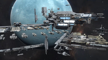 Infinite Lagrange, Base-building guide, Home in space, Pocket tactics HD wallpaper