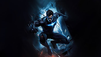 Nightwing Stealthy Valor, nightwing, superheroes, artwork, artist, deviantart HD wallpaper