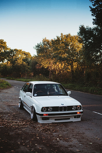 Trees, Autumn, Bmw, Cars, Car HD phone wallpaper