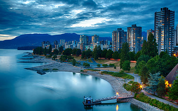 Vancouver Skyline, Travels, Vancouver , Hintergrnde HD wallpaper