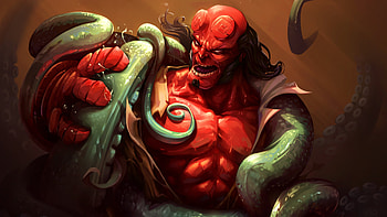 Hellboy Fan Art , hellboy, artwork, digital-art, superheroes, behance HD wallpaper