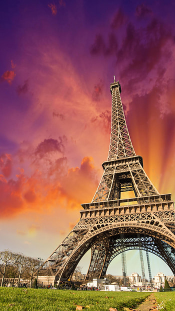 Eiffel Tower, France tourism, Travel graphy, Captivating architecture HD phone wallpaper