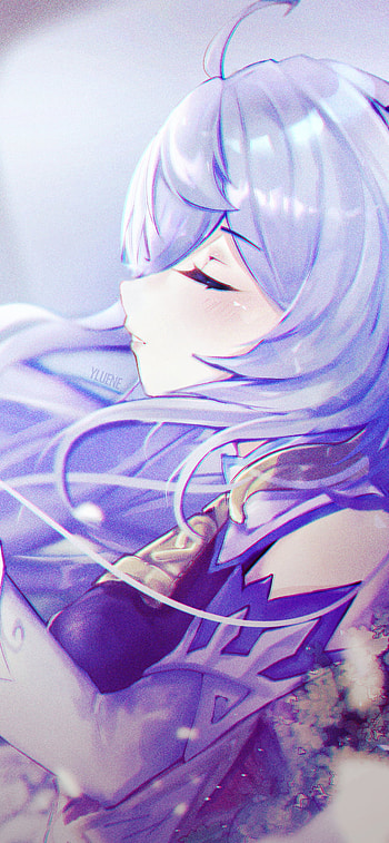 Ganyu Dreamscape — Genshin Impact / Cryo Maiden Mobile Art / Ganyu Background, Ganyu (Genshin Impact), video game, Genshin Impact HD phone wallpaper