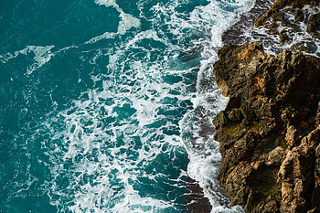 Nature, Sea, Waves, Rocks, Ocean, Foam, Surf HD wallpaper