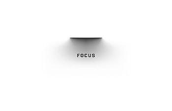 Focus White Light, focus, motivation, quotes, typography, white, light HD wallpaper