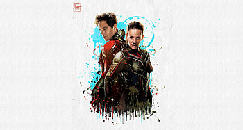 Artwork, Ant-man and the Wasp, movie, superhero team HD wallpaper