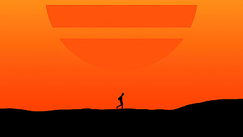 Command Of Curiosity , alone, walking, artist, artwork, digital-art, artstation, silhouette HD wallpaper