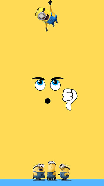 Falling down, banana, art, humor, cartoon, minions, animation HD phone wallpaper