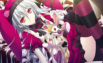 Bunny Girl, bunny, cg, game, cute, red eyes, girl, loli HD wallpaper