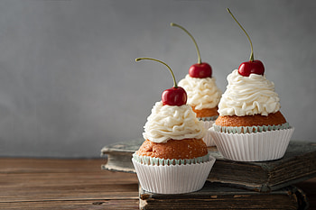 food, cupcake HD wallpaper
