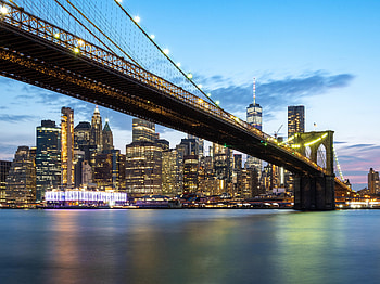 Cities, Architecture, Usa, City, Building, Bridge, United States HD wallpaper
