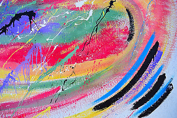 Multicolored, Motley, Texture, Textures, Spray, Paint, Stains, Spots HD wallpaper