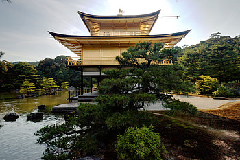 Kinkaku-ji Temple, Zen Serenity, Golden Pavilion, Tranquil Reflection HD wallpaper