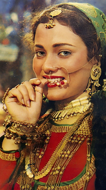 Mandakini, bollywood actress, vintage HD phone wallpaper