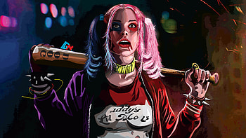 Harley Quinn Artworks, harley-quinn, artwork, superheroes, behance HD wallpaper