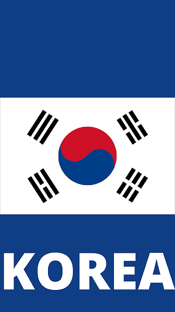 South Korea, geography, flags HD phone wallpaper