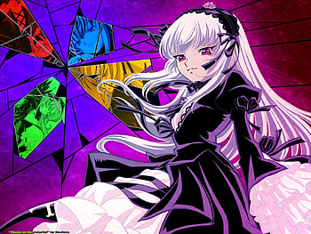 Anime, Reflection, Girl, Blonde, Shards, Smithereens HD wallpaper